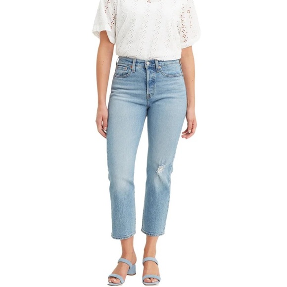 Levi’s Wedgie Straight Tango Blue Jeans - Picture 5 of 16